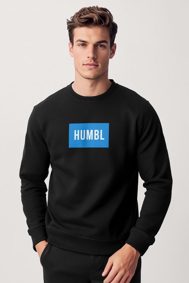 Humble Amsterdam Blue, Φούτερ σε Μαύρο Χρώμα