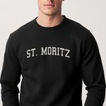 St. Moritz, Φούτερ σε Μαύρο Χρώμα