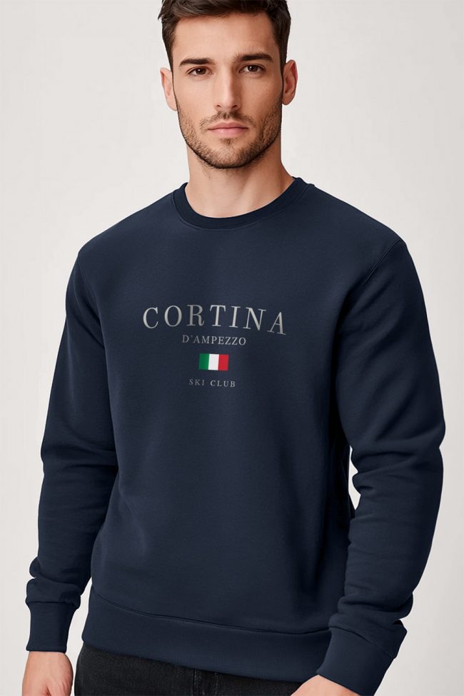Cortina Ski Club, Φούτερ σε Μπλε Χρώμα