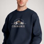 Chamonix Alpine Ski, Φούτερ σε Μπλε Χρώμα