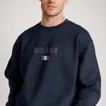 Milano La Repubblica, Φούτερ σε Μπλε Χρώμα