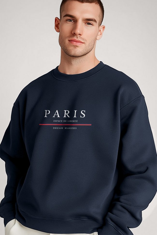 Paris Dream Makers, Φούτερ σε Μπλε Χρώμα