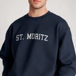 St. Moritz, Φούτερ σε Μπλε Χρώμα