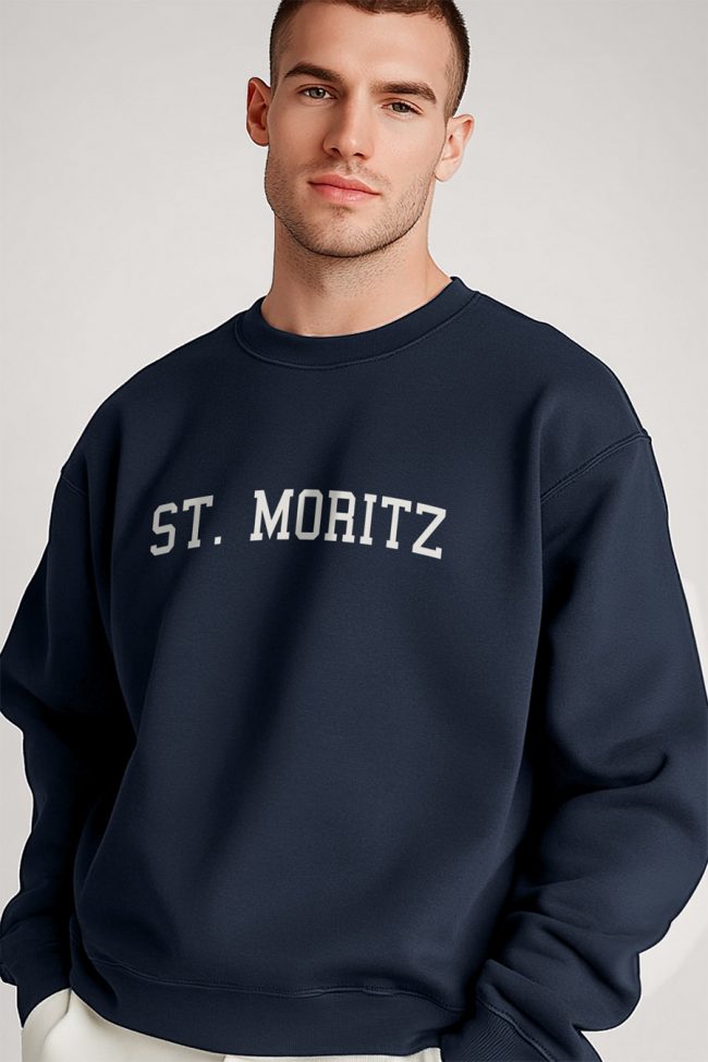 St. Moritz, Φούτερ σε Μπλε Χρώμα