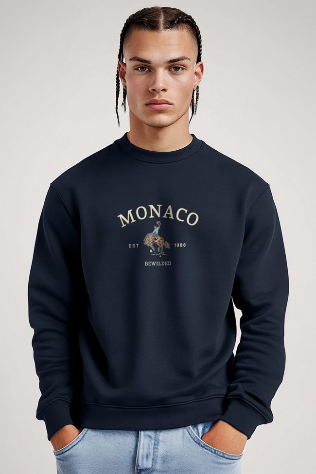 Monaco 1986, Φούτερ σε Μπλε Χρώμα