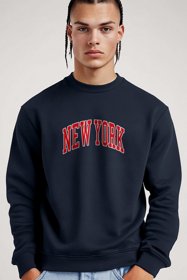 New York Red, Φούτερ σε Μπλε Χρώμα