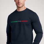 Italia Red Green, Φούτερ σε Μπλε Χρώμα