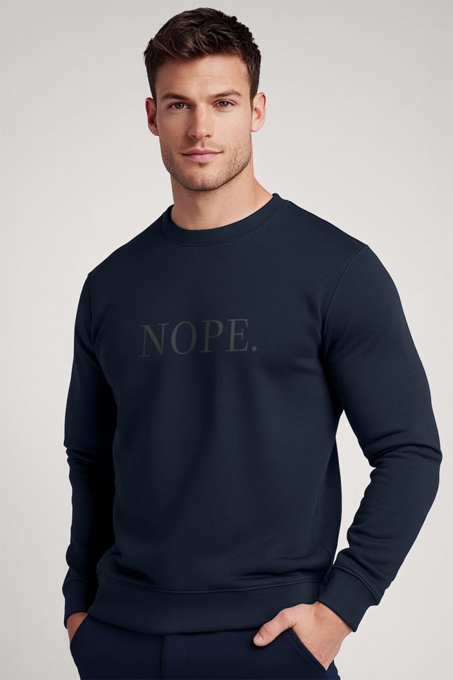 Nope, Φούτερ σε Μπλε Χρώμα