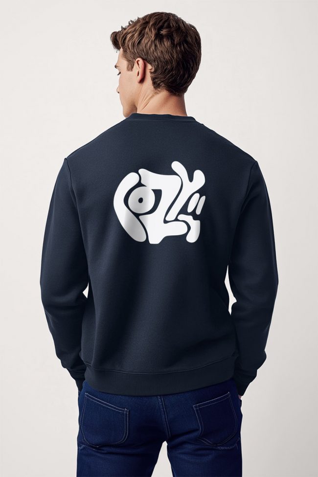 Cozy, Φούτερ σε Μπλε Χρώμα