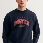 Boston Original, Φούτερ σε Μπλε Χρώμα