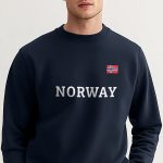 Norway, Φούτερ σε Μπλε Χρώμα