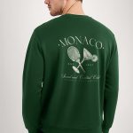 Monaco Cocktail Club, Φούτερ σε Πράσινο Χρώμα