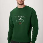 St. Moritz Swiss Ski Club, Φούτερ σε Πράσινο Χρώμα