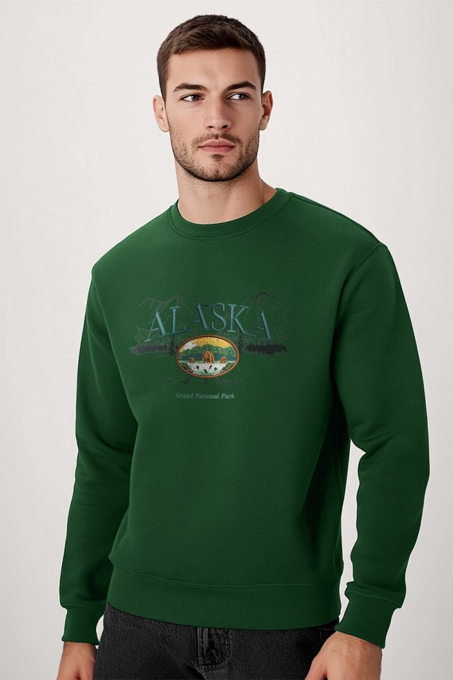 Alaska, Φούτερ σε Πράσινο Χρώμα
