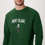 Mont Blanc Alps, Φούτερ σε Πράσινο Χρώμα