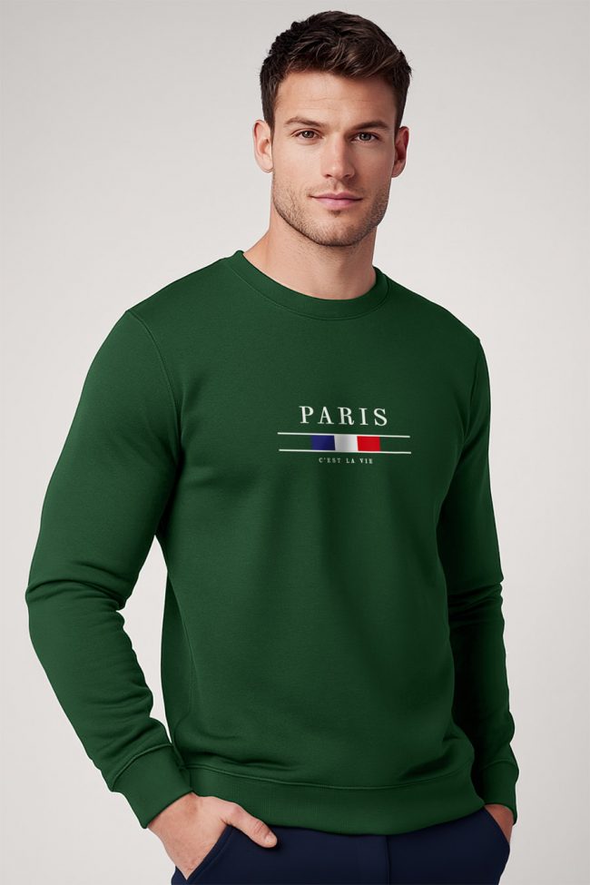 Paris La Vie, Φούτερ σε Πράσινο Χρώμα