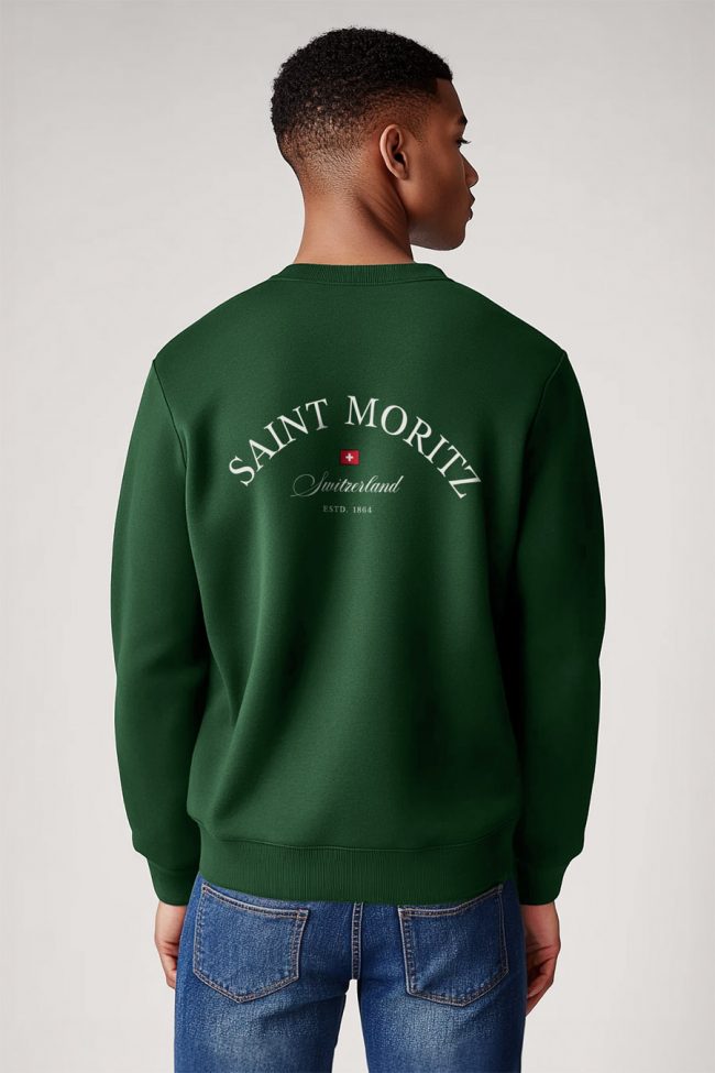 Saint Moritz, Φούτερ σε Πράσινο Χρώμα