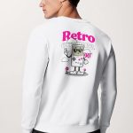 90S Retro Culture, Φούτερ σε Λευκό Χρώμα
