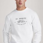 St. Moritz Est. 1985, Φούτερ σε Λευκό Χρώμα
