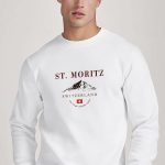 St. Moritz Swiss Ski Club, Φούτερ σε Λευκό Χρώμα