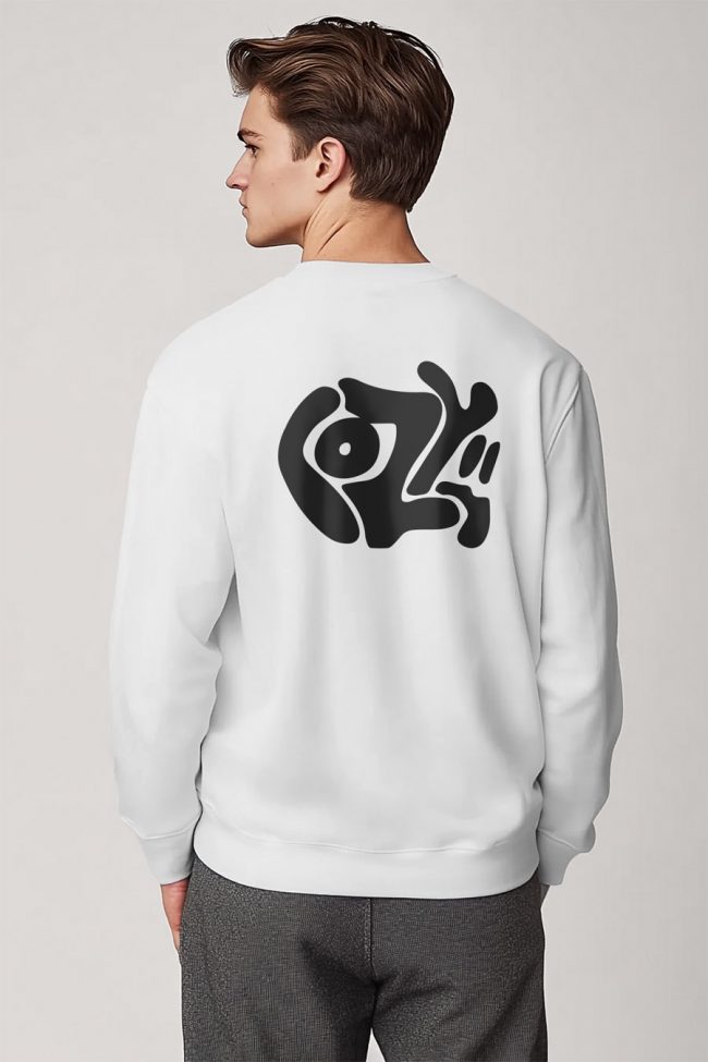 Cozy, Φούτερ σε Λευκό Χρώμα