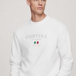 Cortina Ski Club, Φούτερ σε Λευκό Χρώμα
