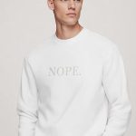 Nope, Φούτερ σε Λευκό Χρώμα