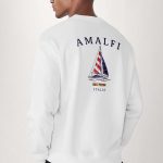 Amalfi, Φούτερ σε Λευκό Χρώμα