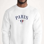 Paris Xxxiii, Φούτερ σε Λευκό Χρώμα