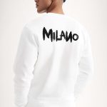 Milano, Φούτερ σε Λευκό Χρώμα