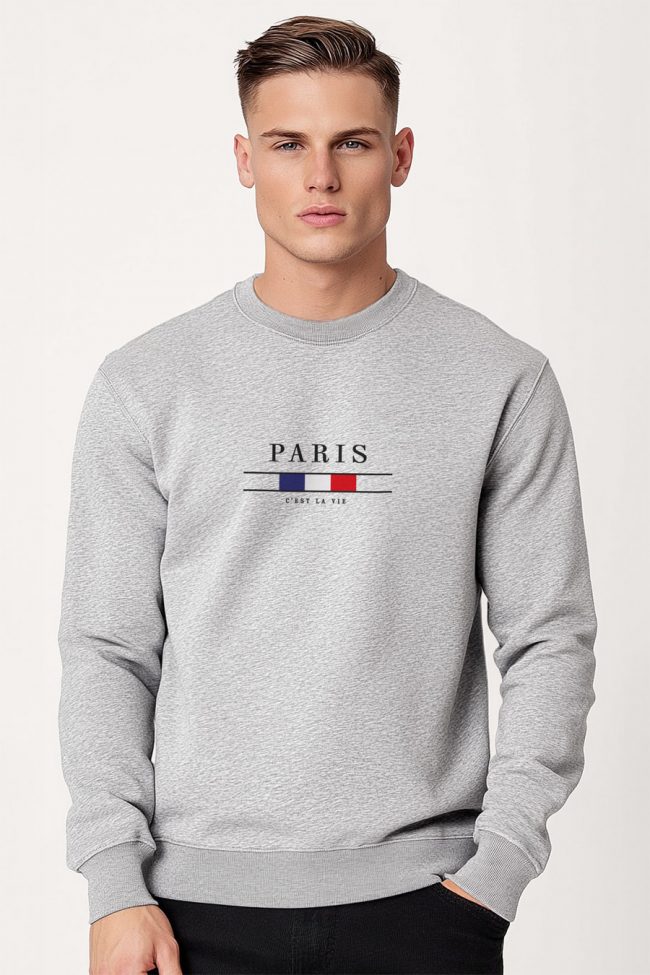 Paris La Vie, Φούτερ σε Γκρι Χρώμα