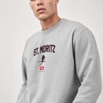 St. Moritz Swiss Alps, Φούτερ σε Γκρι Χρώμα