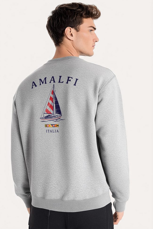 Amalfi, Φούτερ σε Γκρι Χρώμα