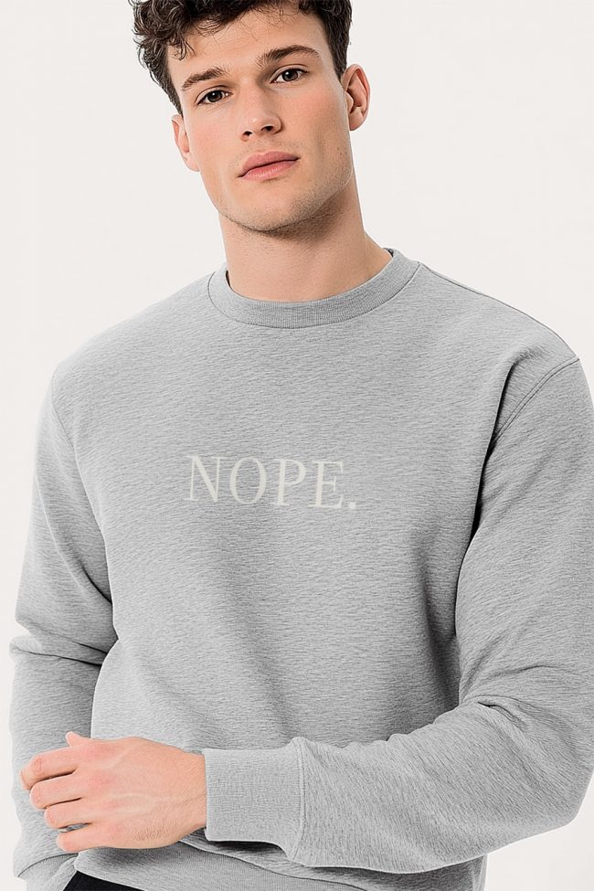 Nope, Φούτερ σε Γκρι Χρώμα