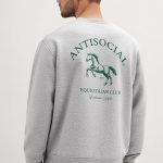 Antisocial Club, Φούτερ σε Γκρι Χρώμα