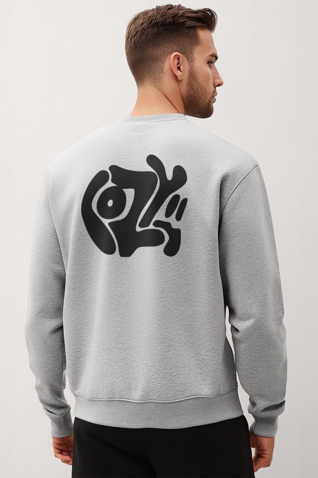 Cozy, Φούτερ σε Γκρι Χρώμα