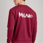 Milano, Φούτερ σε Μπορντώ Χρώμα