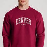 Denver Colorado, Φούτερ σε Μπορντώ Χρώμα