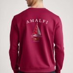 Amalfi, Φούτερ σε Μπορντώ Χρώμα