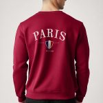 Paris Xxxiii Bold, Φούτερ σε Μπορντώ Χρώμα