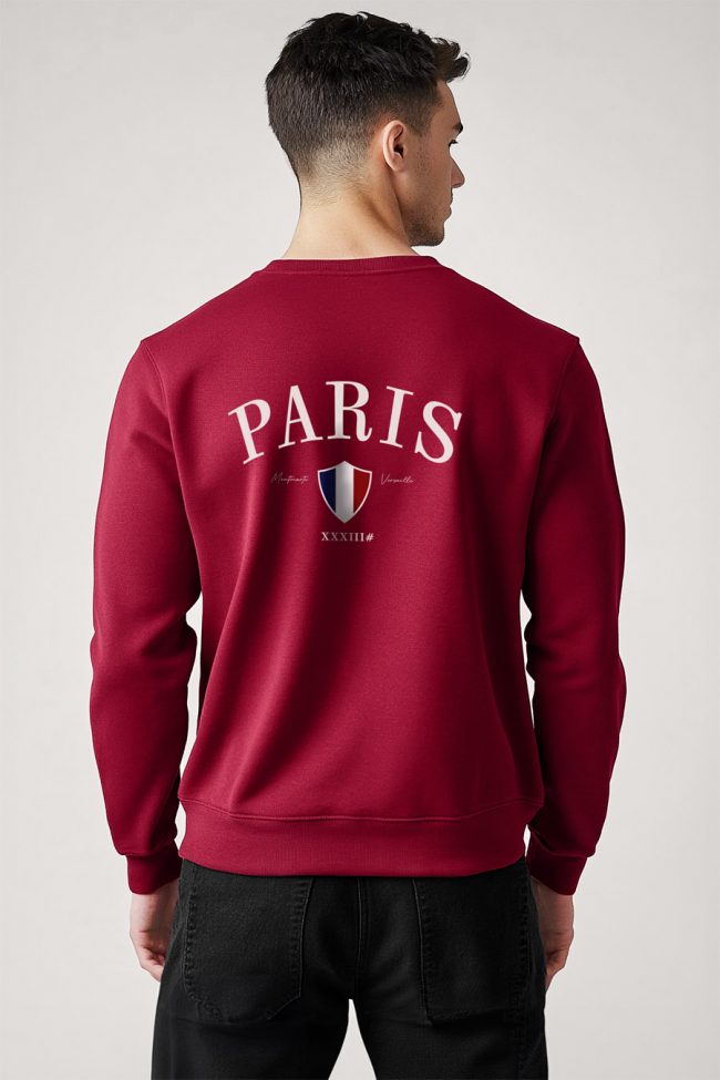 Paris Xxxiii Bold, Φούτερ σε Μπορντώ Χρώμα