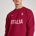 Italia Bold, Φούτερ σε Μπορντώ Χρώμα