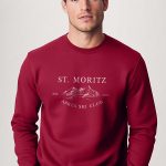 St. Moritz Est. 1985, Φούτερ σε Μπορντώ Χρώμα