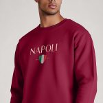 Napoli, Φούτερ σε Μπορντώ Χρώμα