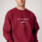 St. Moritz Swiss Ski Club, Φούτερ σε Μπορντώ Χρώμα