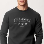 Chamonix French Alps, Φούτερ σε Iron Grey Χρώμα