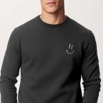 Smiley Face, Φούτερ σε Iron Grey Χρώμα