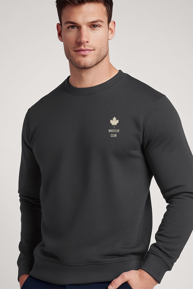 Whistler Club Canada, Φούτερ σε Iron Grey Χρώμα