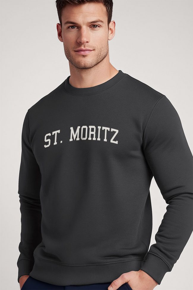 St. Moritz, Φούτερ σε Iron Grey Χρώμα