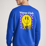 Waves Club, Φούτερ σε Royal Blue Χρώμα